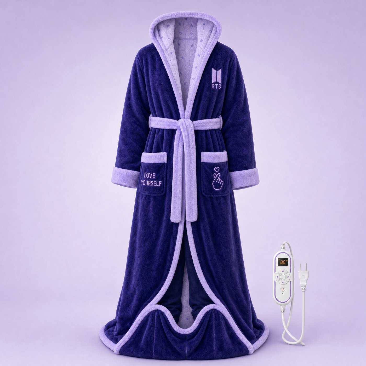 It's literally a BTS heated robe 💜